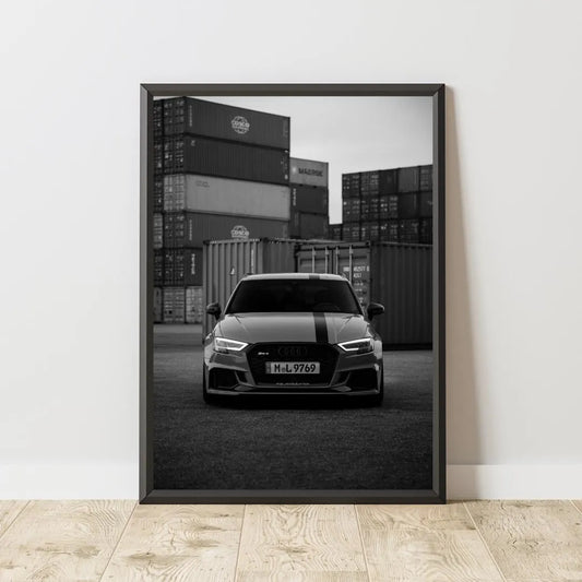 LED Wall Art – Audi RS Edition | Industrial Container Backdrop